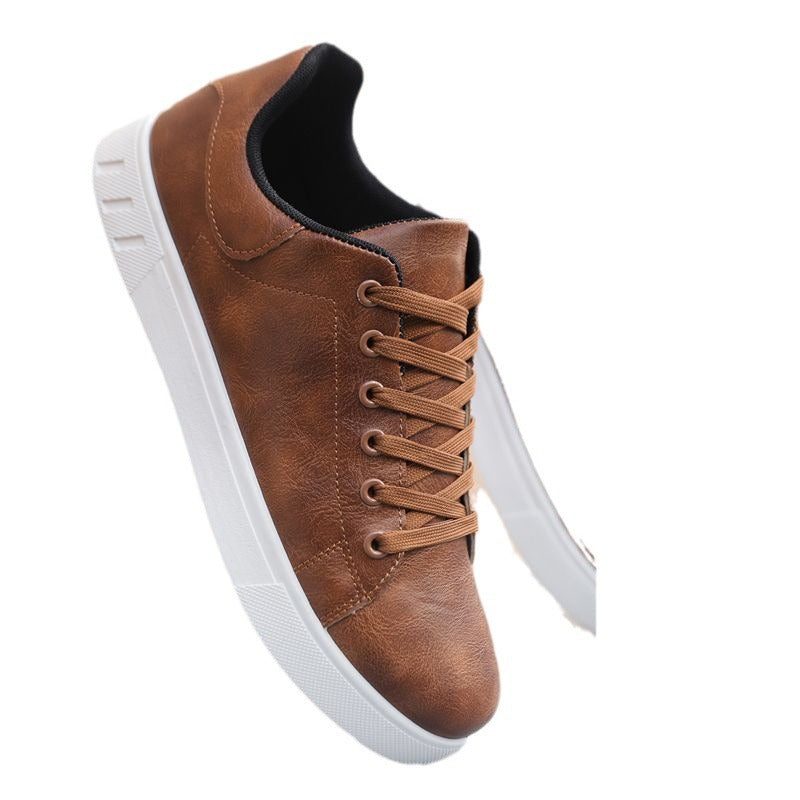 Men's Casual Sneakers Round Toe Breathable Shoes
