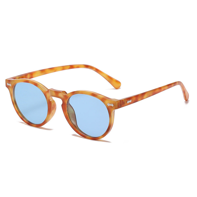Jett Retro Round Polarized Sunglasses