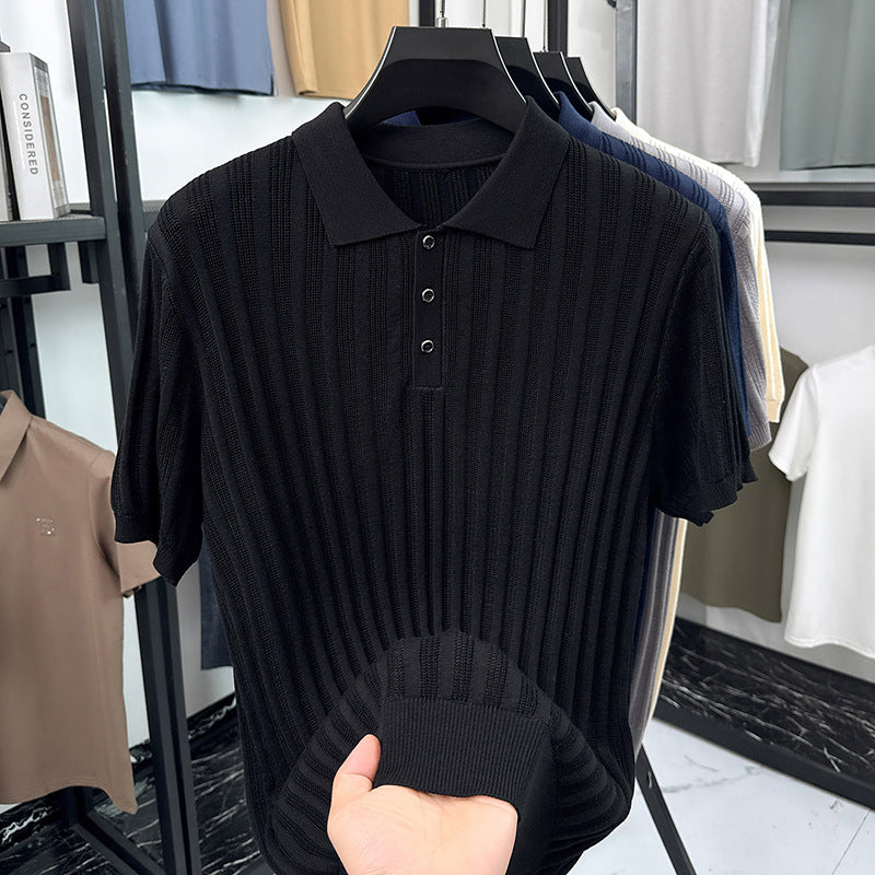 Men's casual crew-neck sweater