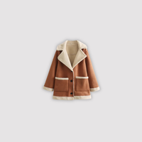 Manteau réversible ample pour femme