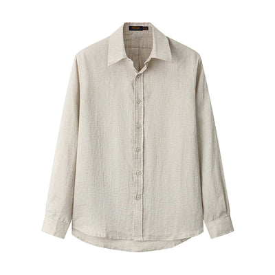 Men's Long Sleeve Linen Summer Shirt