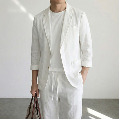 Italian Style Linen Business Jacket