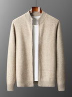 Knitted cashmere cardigan