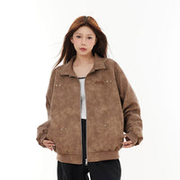 Twist embroidery workwear jacket