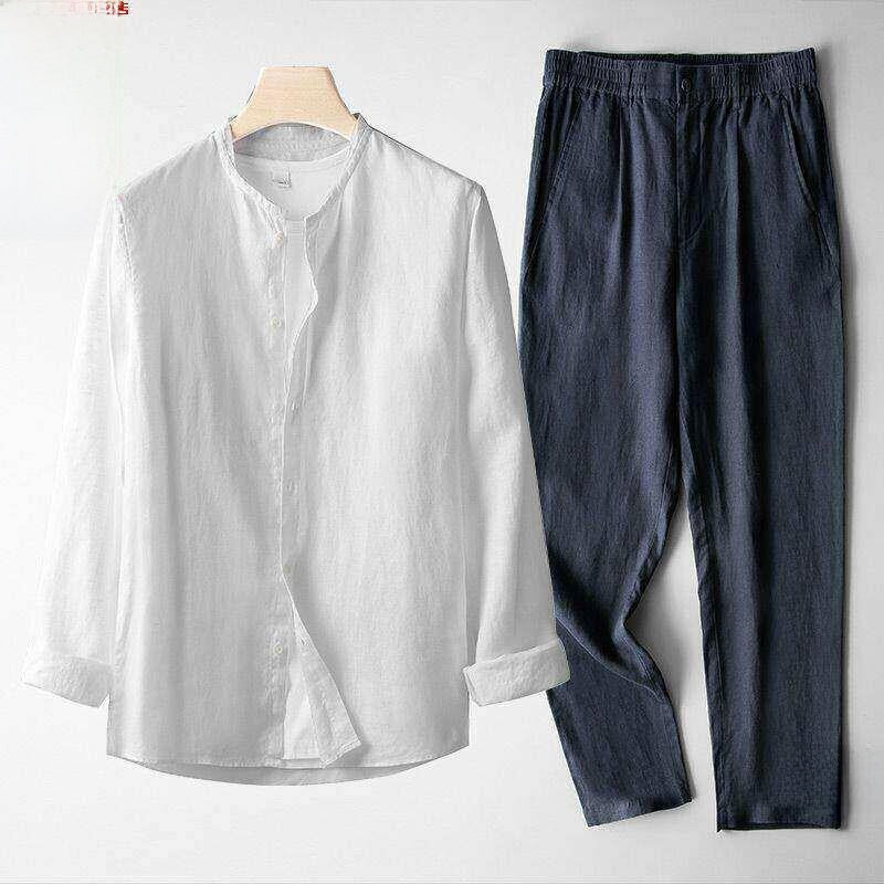 Summer men's top and long pants