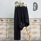 Men's Pure Linen Casual Straight Leg Pants