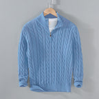 Men's Half Turtleneck Thickened Knitted Sweater