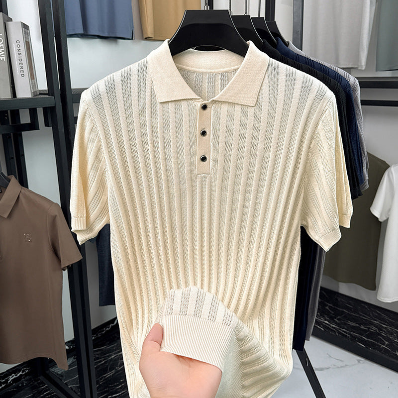 Men's casual crew-neck sweater