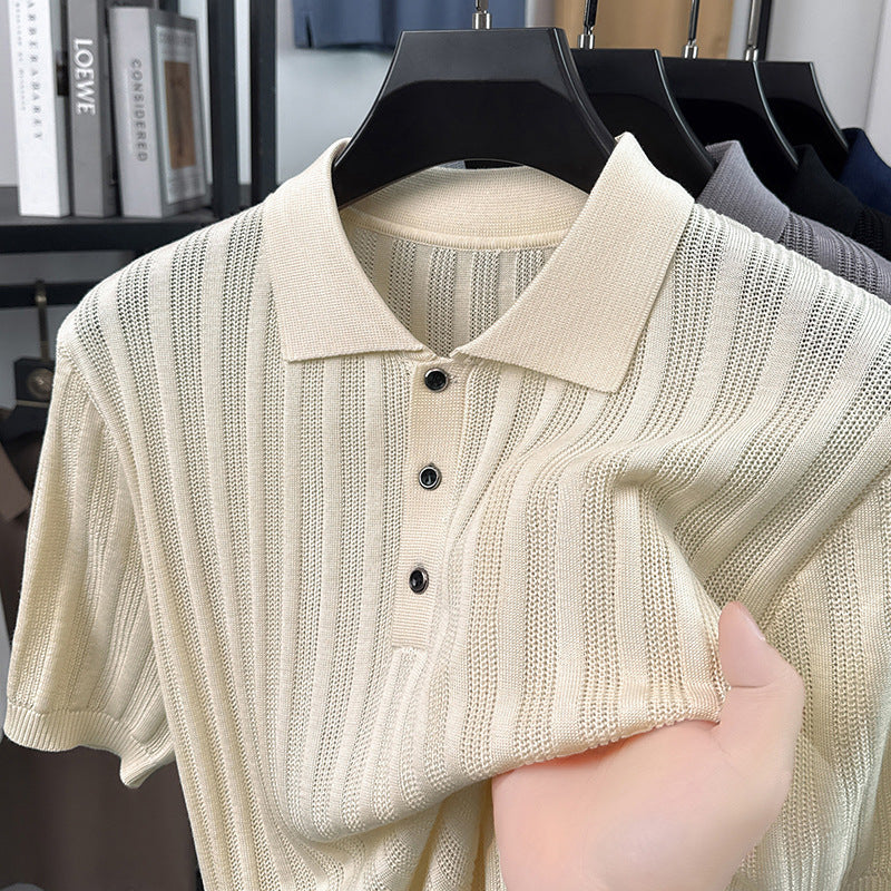 Men's casual crew-neck sweater