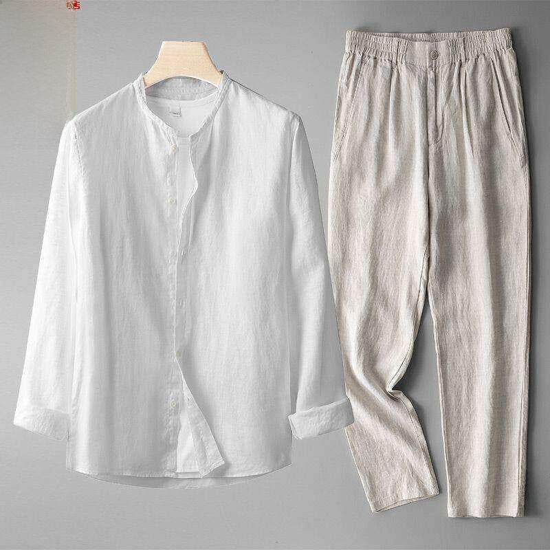 Summer men's top and long pants