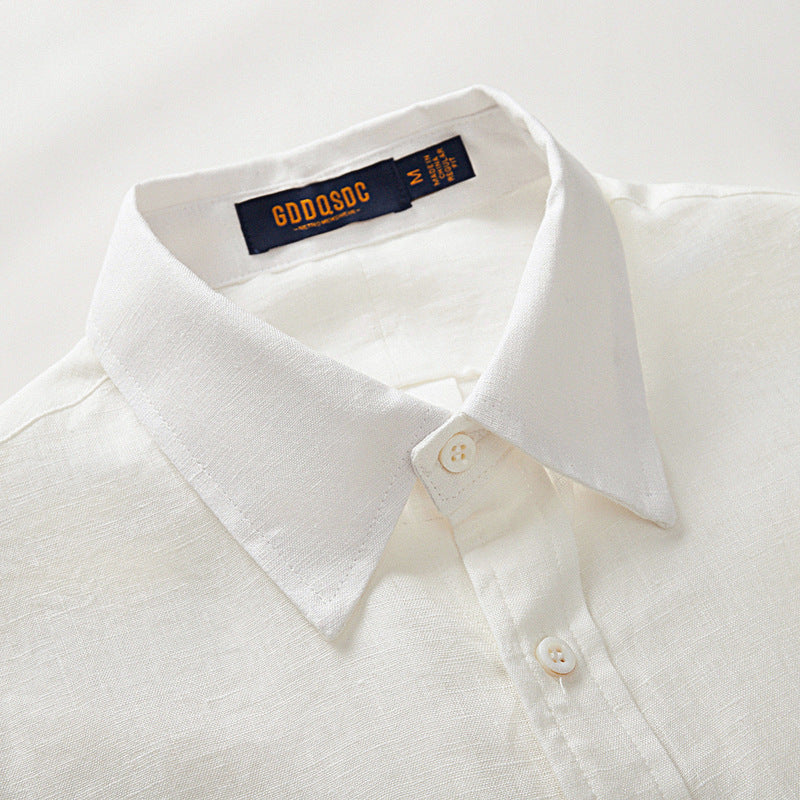 Men's Long Sleeve Linen Summer Shirt