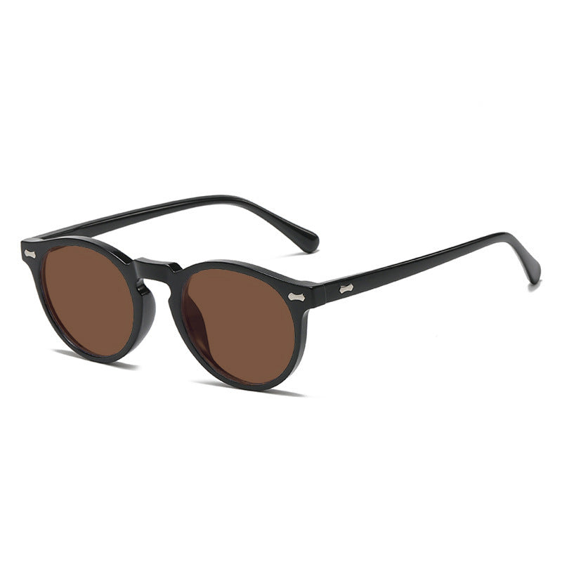 Jett Retro Round Polarized Sunglasses