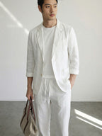 Italian Style Linen Business Jacket