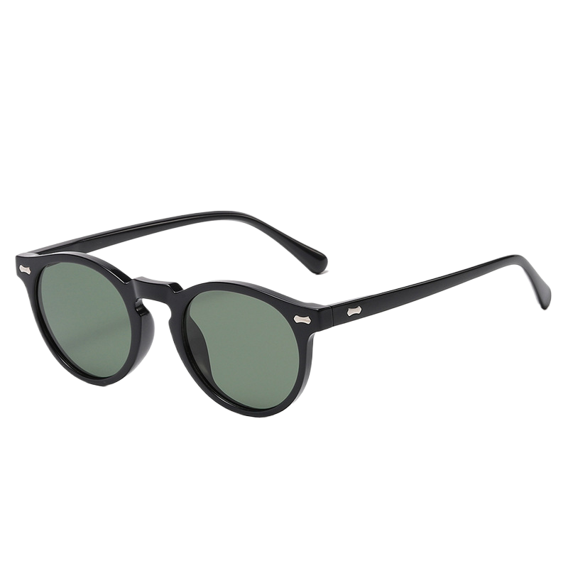 Jett Retro Round Polarized Sunglasses