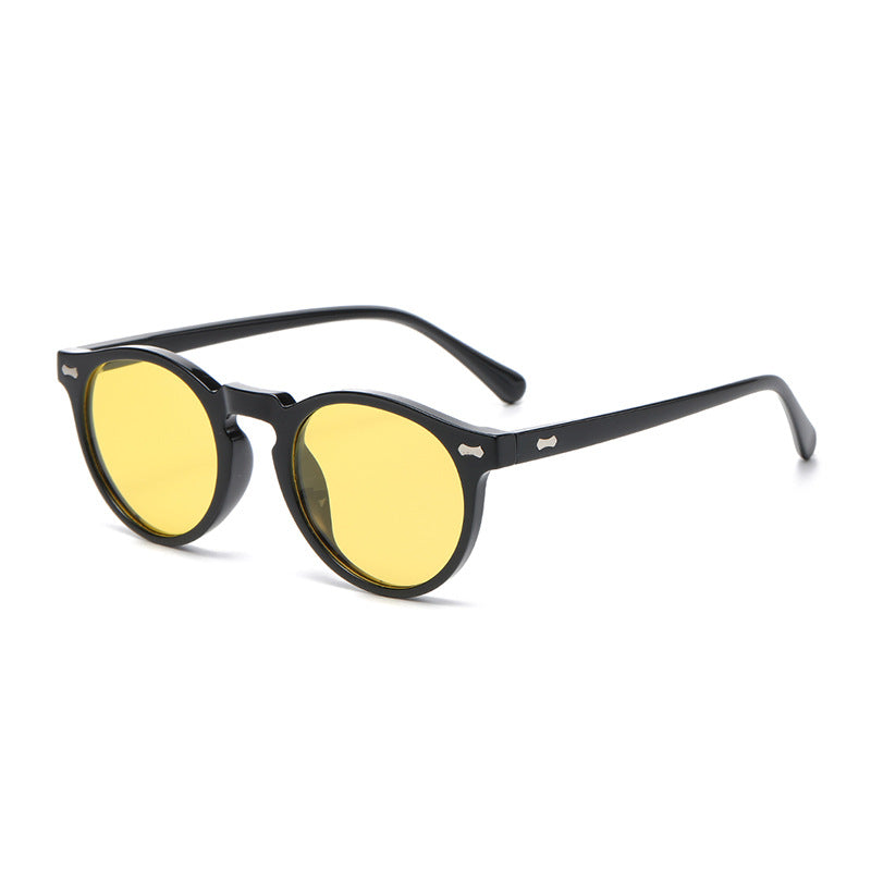 Jett Retro Round Polarized Sunglasses