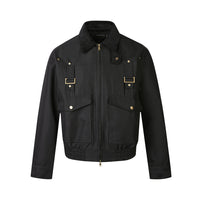 Lapel Jacket Classic Unique High-Grade Short Wide Outerwear Top for Men and Women Vibe