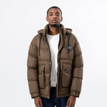 Doudoune Homme Hiver Nylon à Capuche Style Simple