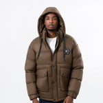 Doudoune Homme Hiver Nylon à Capuche Style Simple