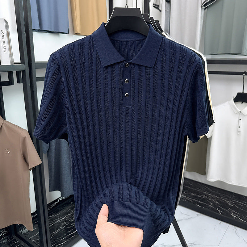 Men's casual crew-neck sweater