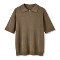 Mens Knitted Polo Shirt