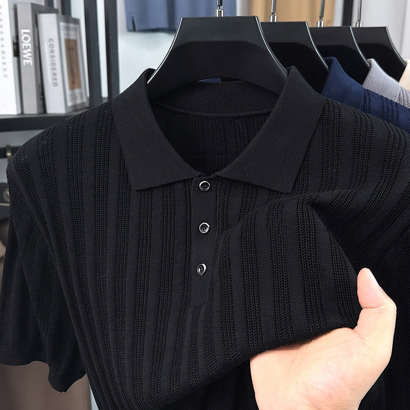 Men's casual crew-neck sweater