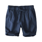 Casual Linen Drawstring Shorts for Men