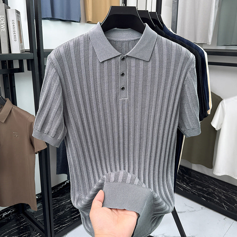 Men's casual crew-neck sweater