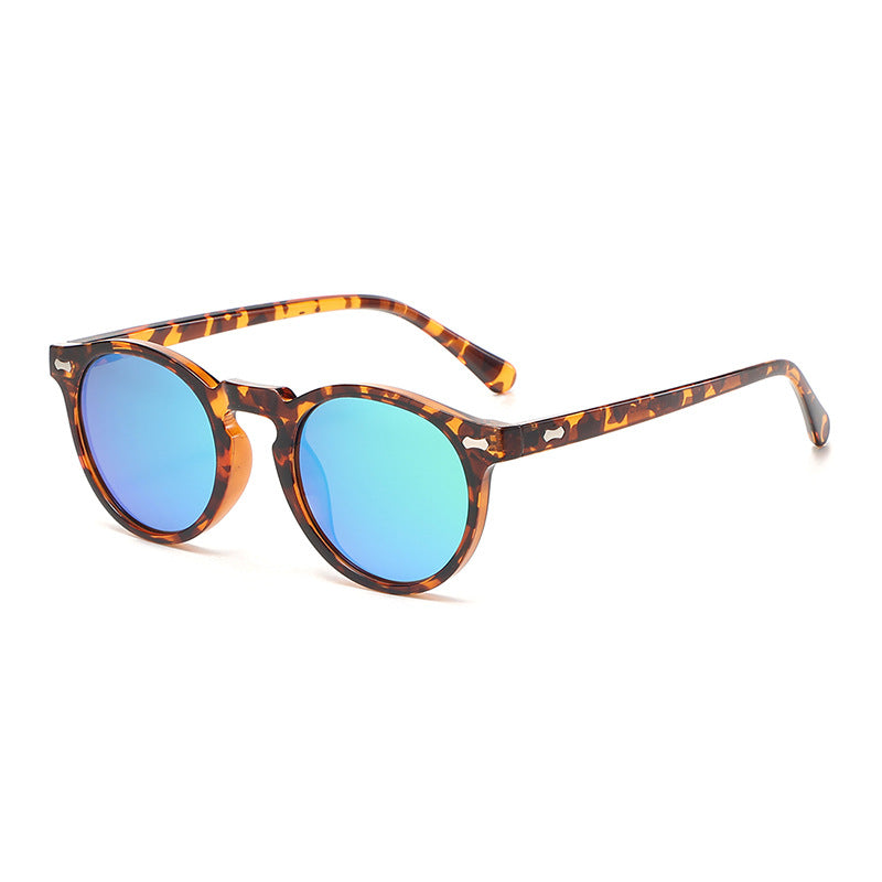 Jett Retro Round Polarized Sunglasses