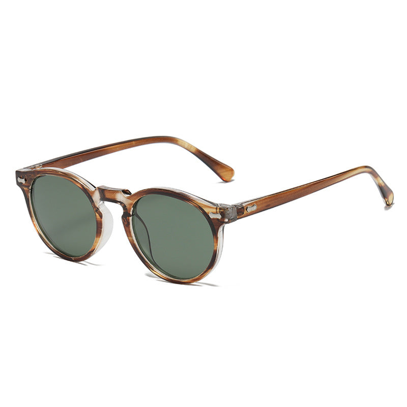 Jett Retro Round Polarized Sunglasses