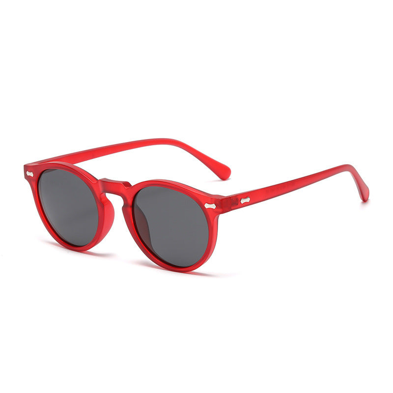 Jett Retro Round Polarized Sunglasses