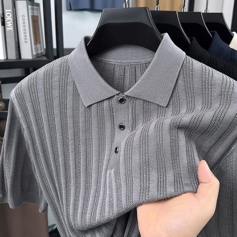 Men's casual crew-neck sweater