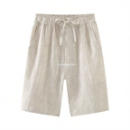 100% Linen Casual Men Shorts