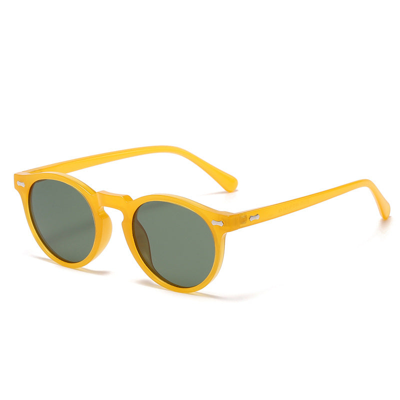 Jett Retro Round Polarized Sunglasses