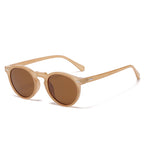 Jett Retro Round Polarized Sunglasses