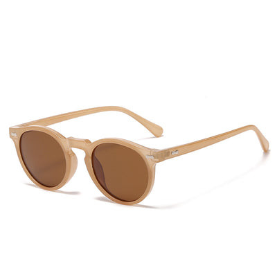 Jett Retro Round Polarized Sunglasses