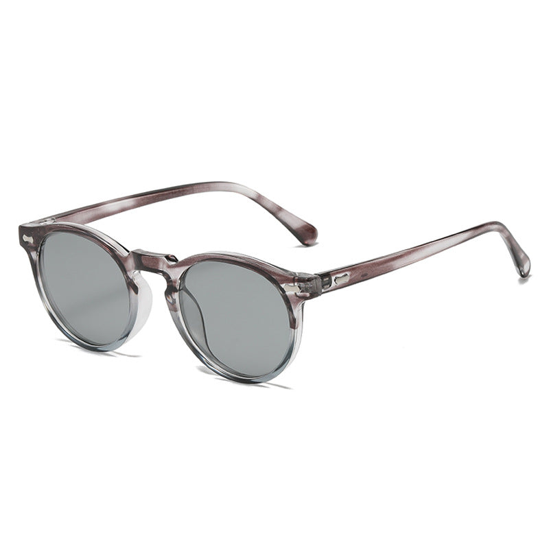 Jett Retro Round Polarized Sunglasses